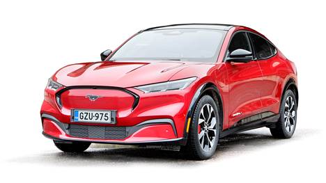 Tätä Ford Mustangin sähköautoa esiteltiin vuonna 2021.