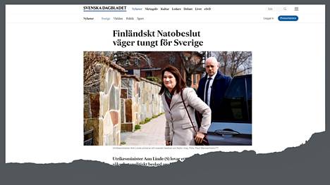 Ruotsin mediassa on viime aikoina käsitelty paljon Suomen Nato-prosessia.
