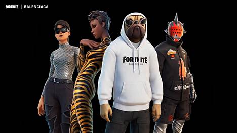 Balenciaga on tehnyt yhteistyötä Epic Gamesin tuottaman Fortnite-videopelin kanssa. 