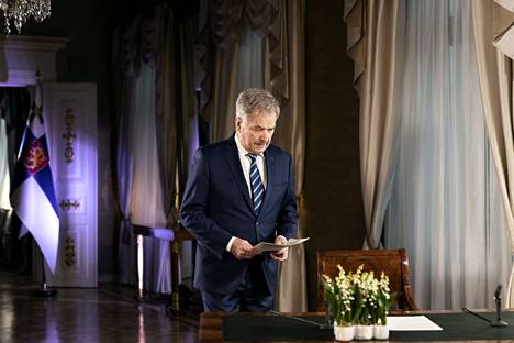 Tasavallan presidentti Sauli Niinistö piti perinteisen presidentin uudenvuodenpuheen.