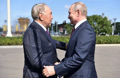  Nursultan Nazarbajev ja Vladimir Putin Moskovassa syyskuussa 2019.