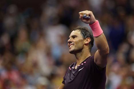 Rafael Nadal tuuletti voittoa Ranskan Richard Gasquet'sta.