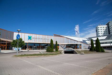 Scandinavian XPO -messuhalli Arlandan lentokentällä.