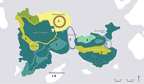 Suunnitelma Vallisaaren tulevaisuudesta - Kaupunki 