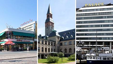 Helsingissä on monipuolinen kattaus eri tyylisuuntia edustavia rakennuksia.