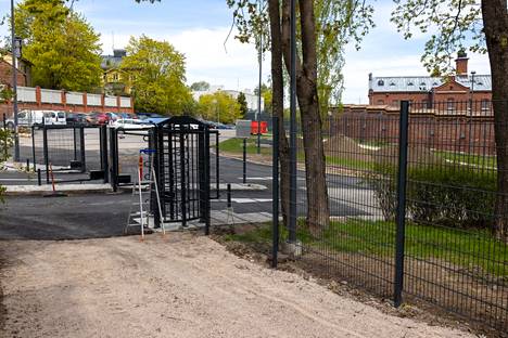Uutta aitaa rakennetaan Helsingin vankilan ympärille 60 metrin verran.