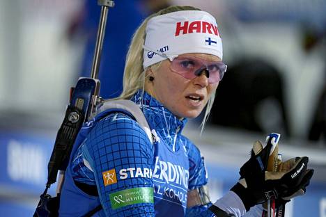 Mari Eder maailmancupissa Kontiolahdella joulukuussa 2020.