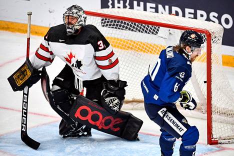 Markus Granlund teki maalin Kanadan maalivahdin Justin Poggen taakse joulukuun EHT-turnauksessa.