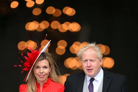 Britannian pääministeri Boris Johnson juhli vaimonsa Carrien kanssa kuningatar Elisabetin 70-vuotista valtakautta kesäkuussa 2022.