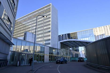 Meilahden sairaala Helsingissä 1. huhtikuuta.