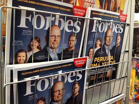 Talouslehti Forbesista ilmestyi myös suomenkielinen versio vuosina 2017–2018.