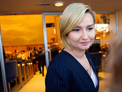 Ruotsin kristillisdemokraattien puheenjohtaja Ebba Busch.
