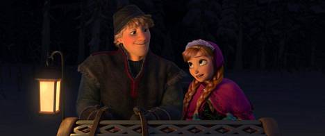 Kristo auttaa Anna-prinsessaa Disneyn Frozen-elokuvassa. Frozen voitti vuonna 2014 kaksi Oscar-palkintoa.