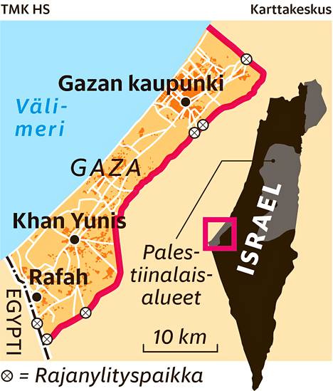 Israelin maahyökkäys Gazaan alkoi - Ulkomaat 