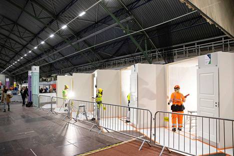 Vuoden 2022 Taitaja-tapahtuma järjestettiin Porissa. Kuvassa on käynnissä rakennuspinnoittaminen.