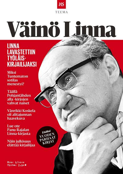 Väinö Linna lavastettiin työläiskirjailijaksi, kertoo tänään ilmestyvä HS  Teema -lehti - Kotimaa 