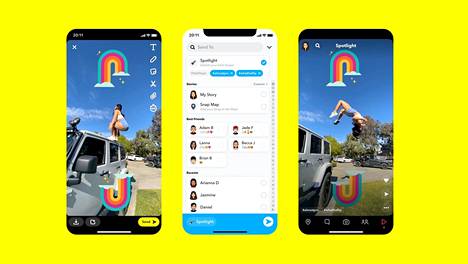 Sosiaalinen media | Snapchat lähti mukaan kilpailuun Tiktokin ja Instagramin kanssa: Palkitsee uuden videotoiminnon käyttäjiä päivittäin miljoonalla dollarilla