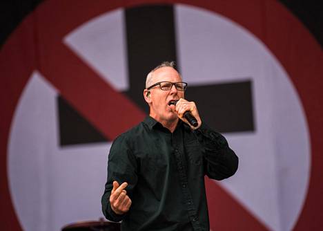 Greg Graffin esiintyi Bad Religionin kanssa Saksan Nürnbergissä kesäkuussa 2018.