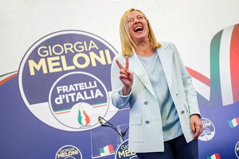 Italian tuleva pääministeri on todennäköisesti Fratelli d’Italian Giorgia Meloni.