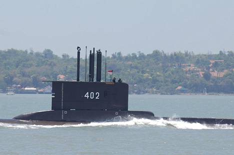 Indonesian laivaston sukellusvene KRI Nanggala 402.