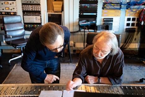 Benny Andersson (right) and Björn Ulvaeus are behind Abba's new songs as well.