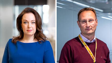 Vattenfallin toimitusjohtaja Anna Borg ja St1:n toimitusjohtaja Henrikki Talvitie.