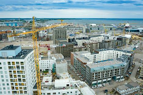 Yli 20 000 asukkaan kaupunginosaksi kasvava Jätkäsaari on oppikirjaesimerkki tiiviistä kaupunkirakentamisesta.
