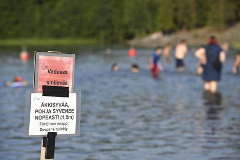 Sinilevä piinaa suurta osaa Helsingin seudun uimarannoista – HS:n  leväkartta kertoo, missä voit uida Suomessa huoletta - Kaupunki 