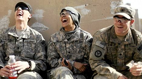 Yhdysvaltalaissotilaat valmistautuivat palaamaan kotiin Irakin sodasta joulukuussa 2011.