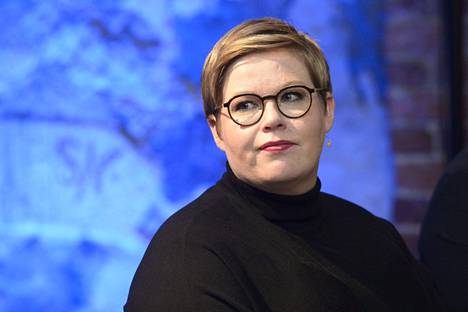 Annika Saarikon mukaan Suomi onnistui vakaus- ja kasvusopimukseen liittyvässä ennakkovaikuttamisessa. Kuvassa Saarikko vaalikeskustelussa Helsingissä helmikuussa.