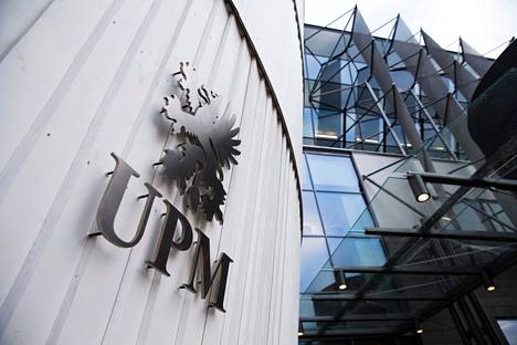 Metsäyhtiö UPM:n pääkonttorin rakennus Helsingissä. 