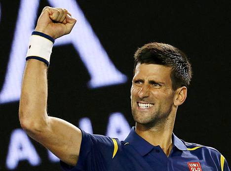 Novak Djokovic tuuletti välieräpaikkaa Australian avoimissa.
