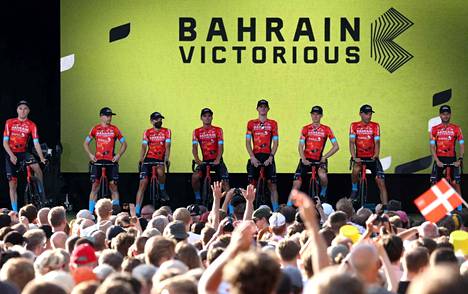 Bahrain Victorious -tallin jäsenet esiteltiin Kööpenhaminassa keskiviikkona.