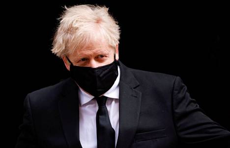 Britannian pääministeri Boris Johnson kuvattuna huhtikuussa.