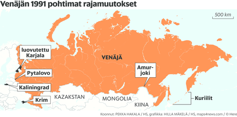 Ajatus Karjalan myymisestä takaisin Suomelle oli Venäjän hätäratkaisu  rahapulaan vuonna 1991, kertoo silloinen varaulkoministeri Andrei Fjodorov  HS:lle - Ulkomaat 