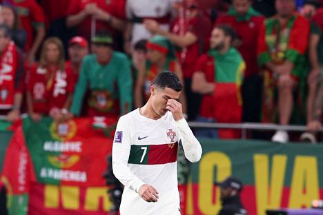 Cristiano Ronaldon MM-kisat päättyivät kyyneliin