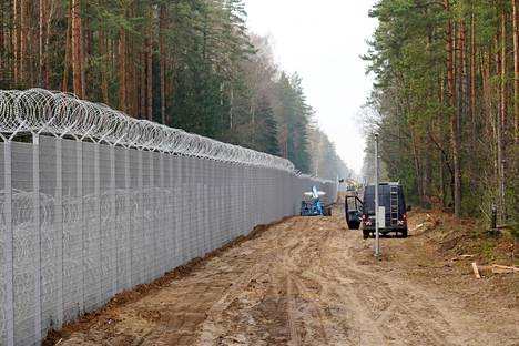 Valmista muuria Druskininkaissa Liettuassa.