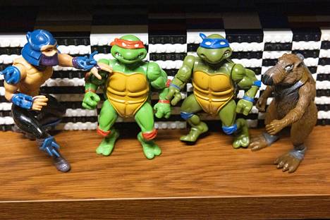Teenage Mutant Ninja Turtles -lelut nousivat suosioon 1990-luvulla tv-sarjan ansiosta. 
