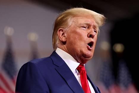 Donald Trump puhui republikaanien kampanjatilaisuudessa Wilkes-Barren kaupungissa Pennsylvanian osavaltiossa viime lauantaina.