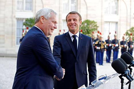 Pääministerit Antti Rinne ja Emmanuel Macron tapasivat keskiviikkona Pariisissa.