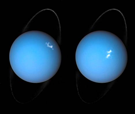 Kaasuplaneetta Uranuksella on havaittu revontulia. 
