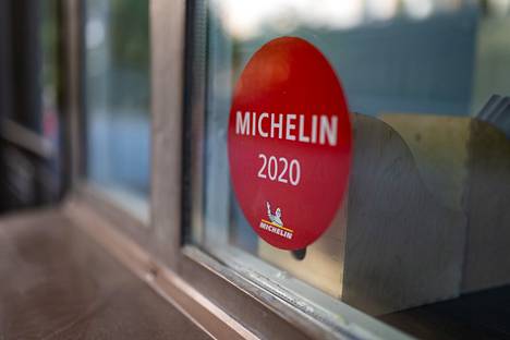 Kaskiksen ikkunassa on jo entuudestaan Michelin-tarra.