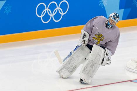 Onko Juha Metsolan ensi kauden seura KHL:ssä? Kuva Leijonien harjoituksista Gangneungista vuodelta 2018.