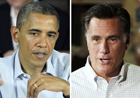 Barack Obama ja Mitt Romney.