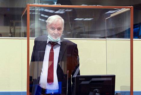 Ratko Mladić saapui elokuussa 2020 tekemään valituksen tuomiostaan Haagin vetoomustuomioistuimeen. 
