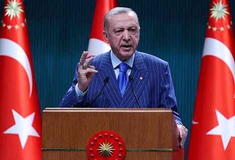 Turkin presidentti Recep Tayyip Erdogan