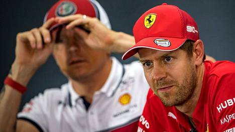 Max Verstappen ja Sebastian Vettel väänsivät vitsiä Kimi Räikkösen iästä