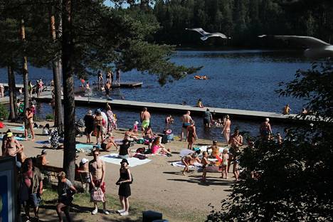 Kuusijärvi on erityisesti lapsiperheiden ja eläkeläisten suosiossa.