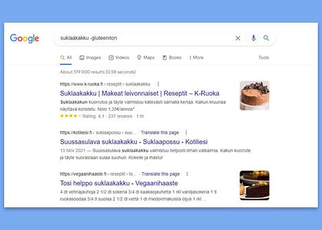 Näin mullistat Google-hakusi – 11 vinkkiä, joiden avulla löydät helposti  sen, mitä olet hakemassa - Hyvinvointi 