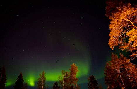 Kuva Oulaisista Pohjois-Pohjanmaalta perjain-illalta.